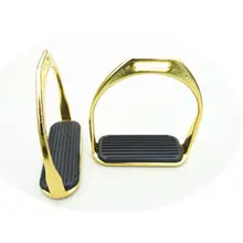 12,5 см седло для лошади, английские стременты, оборудование для лошадей, никелированные золотые стременты для гонок