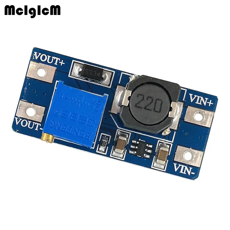 

MCIGICM 200pcs MT3608 2A Max DC-DC Step Up Power Module Booster Power Module