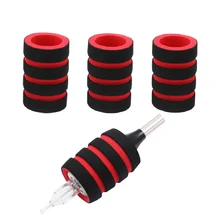 1/2 шт. пены памяти средства ухода за кожей покрытие рукоятки машинки для татуажа татуировки-трость с защитным козырьком тату трубы ручки 22 мм для удаления татуировки ручка крышки машины красный