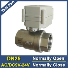 TF25-S2-C 2-способ Нержавеющая сталь " DN25 нормально открытый/закрытие клапана AC/DC9V-24V 2 провода или 5 проводов высокое качество CE/IP67
