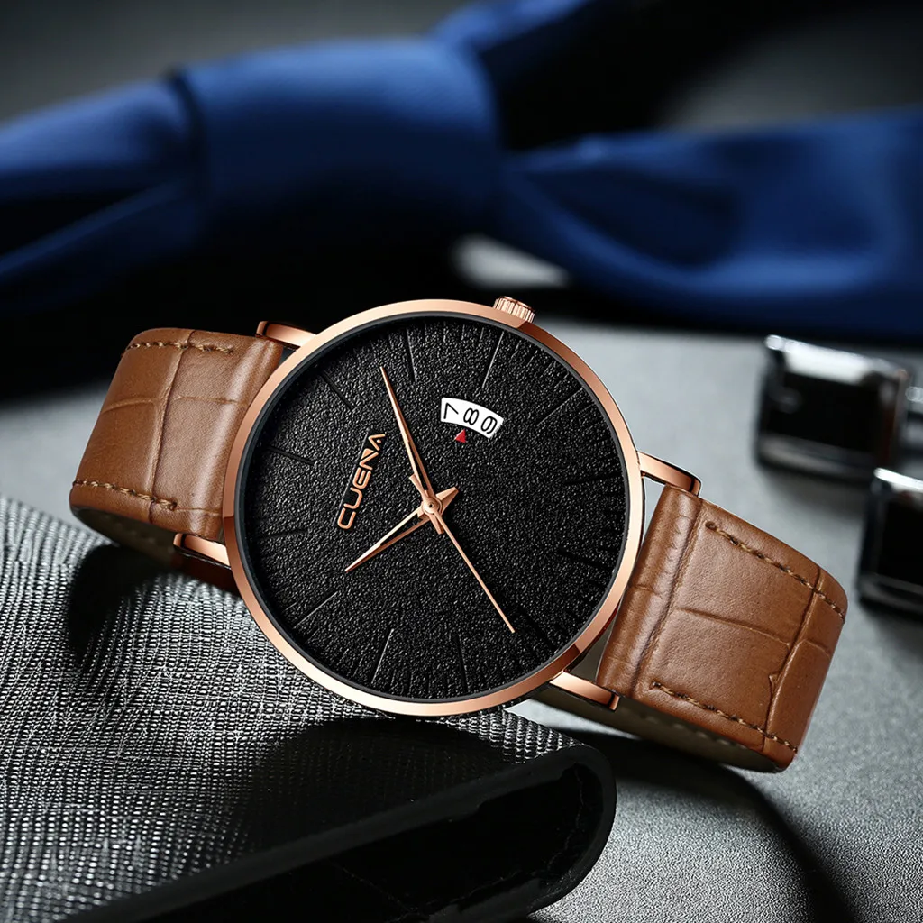 

CUENA Fashion Luxury Men Watches Business Quartz Watch Stainless Steel Dial Casual Bracele Mens Clock Watches orologio uomo