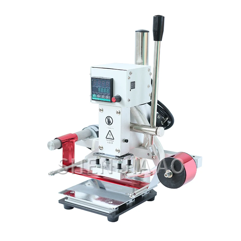 

1PC WT-90E Automatic Roll Paper Stamping Machine Manual Leather Stamping Machine Carton Mobile Phone Shell Stamping Machine 220V