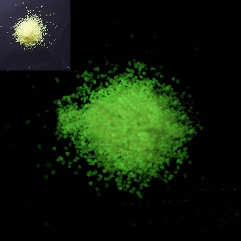 Красочные флуоресцентный эффект супер световой частиц свечение пигмента яркий свечение песок светятся в темноте песка Домашний Декор партия Рождество - Цвет: Yellow