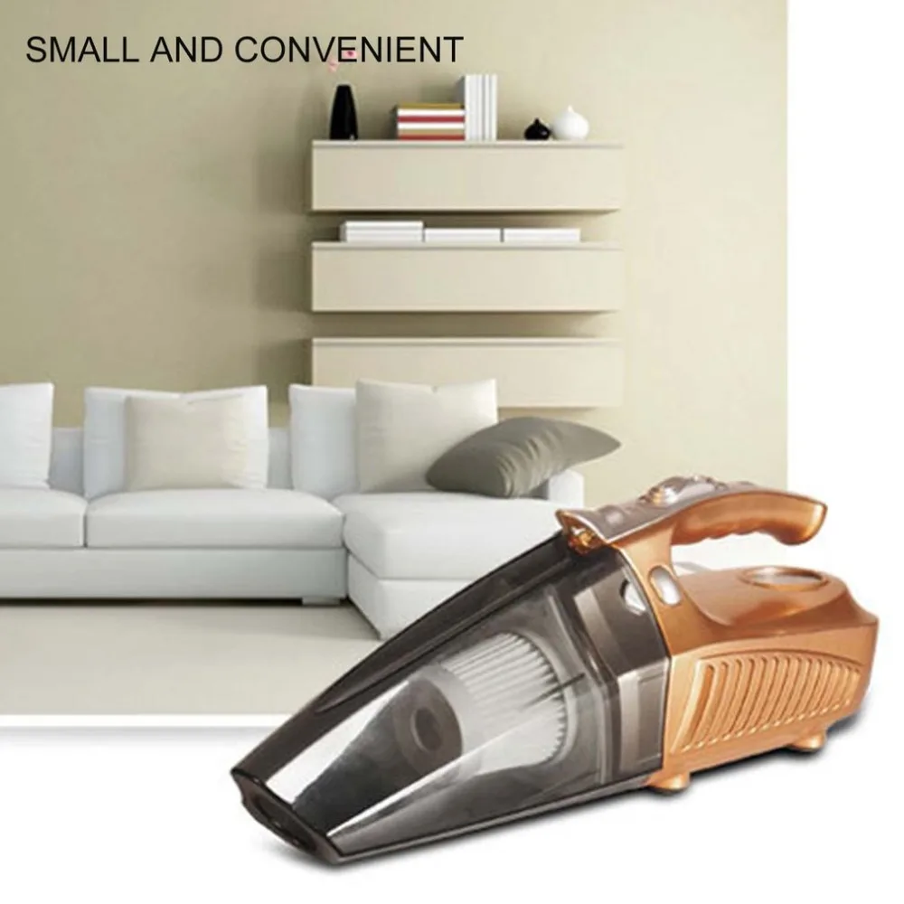 

2018 New 4-in-1 Handheld Car Vacuum Cleaner robot vacuum Auto Wet/Dry Vehicle Vacuum High Power Inflation Pump LED for Lighting