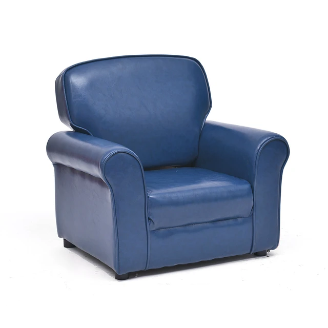 Comfortable PU Kids Sofa Individual Small Size Baby Sofa Chair Wooden