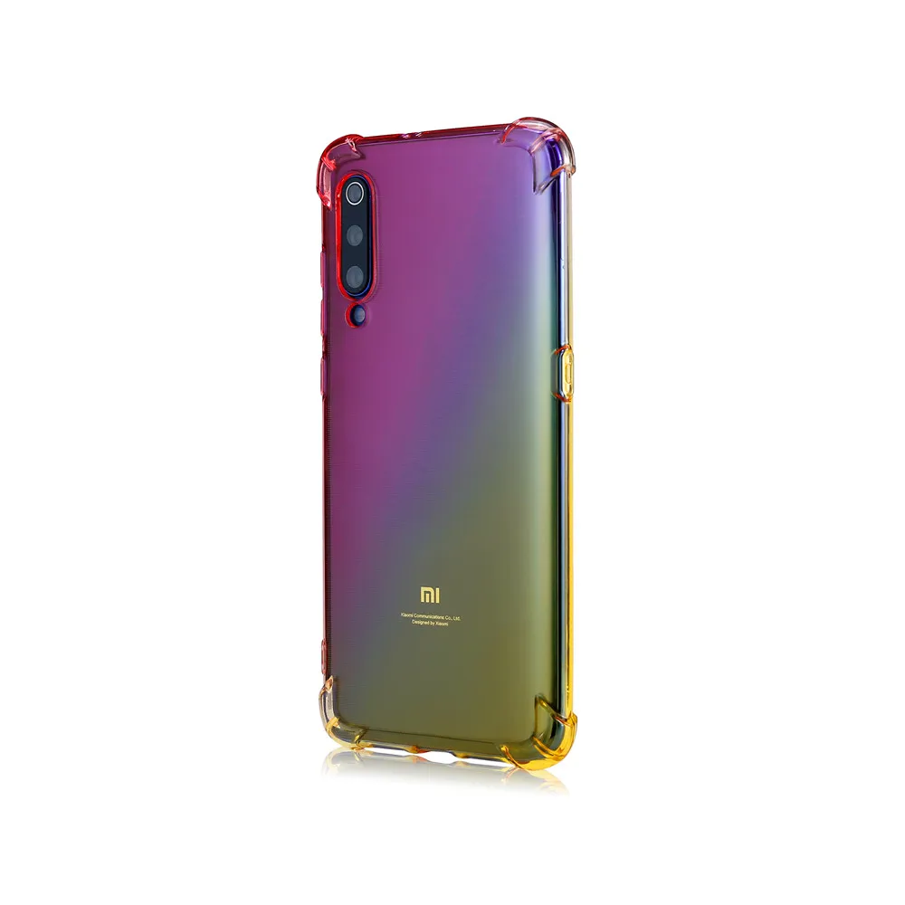 Цветной градиентный телефонный чехол для Xiao mi Red mi Note 7 Ультратонкий Мягкий ТПУ чехол s для Xiaomi mi 9 mi 9 Explore ore Cover Conque - Цвет: 03