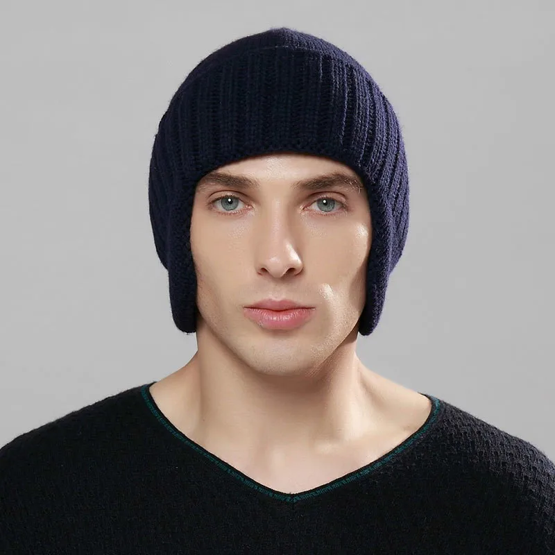

Men Women Baggy Warm Crochet Winter Wool Knit Ski Beanie Skull Slouchy Caps Hat New Hemp Knit Hat Pile Cap Ear Protector