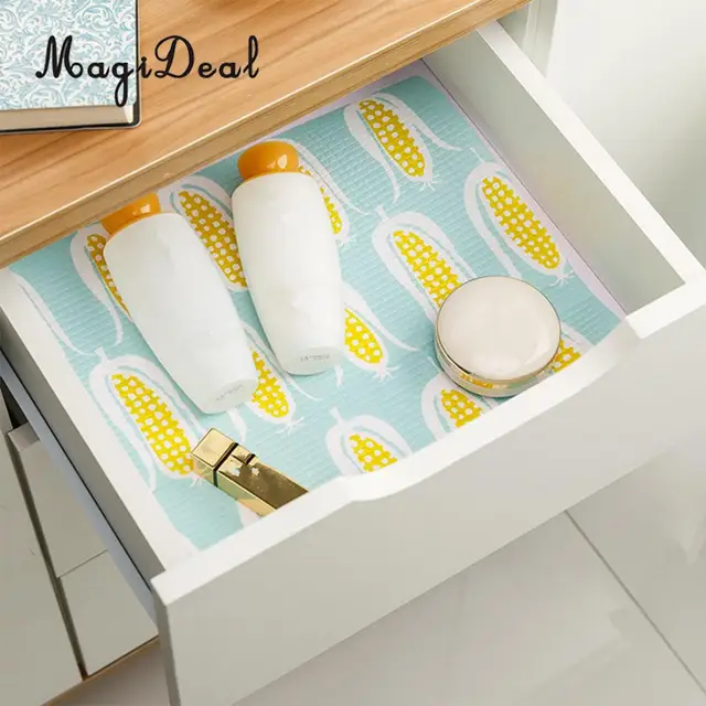 PE Waterproof Kitchen Cupboard Shelf Drawer Liner Table Mat Placemat