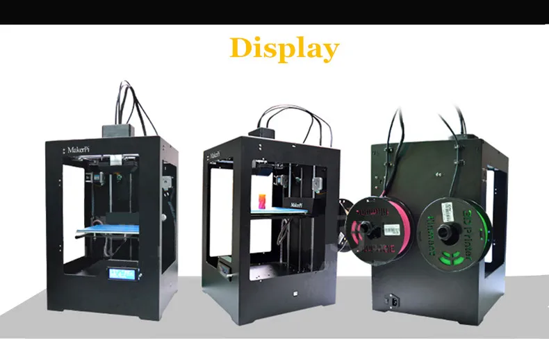 Смешанный цветной печатный FDM одноэкструдер 3d принтер машина