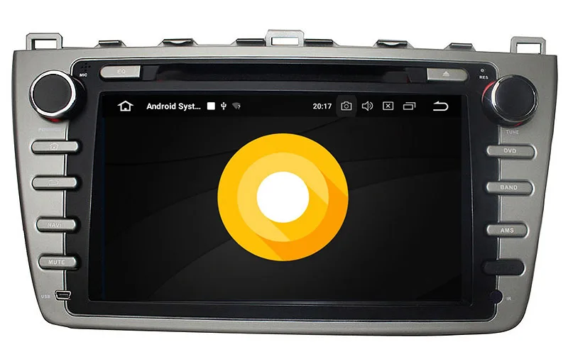 Belsee для Mazda 6 2008 2009 2010 2011 2012 Android 8,0 Автомагнитола головное устройство gps навигация стерео автомобильный мультимедийный плеер 8 ядер