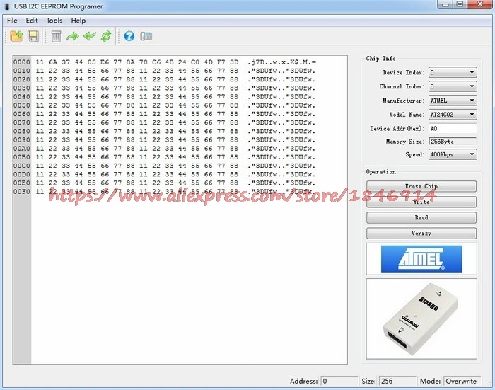 Бесплатная доставка USB-I2C IIC EEPROM писатель/программист USB к EasyScale автобус