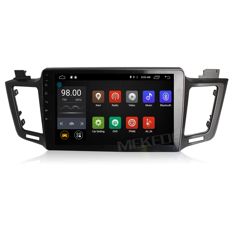 Sale MEKEDE 2G RAM Android 7.1  Quad core Car DVD GPS Radio For Toyota RAV4 2013-2015 RAV 4 With Support WiFi Bluetooth Navigation 4
