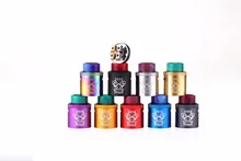 D’origine Hellvape Lapin Mort BF RDA Réservoir Supports en aluminium Unique/Double Bobine Vaporisateur Pour elctronic cigarette squonk boîte Mod