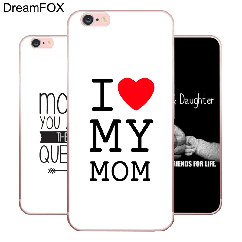 DREAMFOX N045 Happy Family Soft TPU Silicone Cover For Apple iPhone XR XS Max 8 X 7 6 6S Plus 5 5S SE 5C 4 4S Case |
