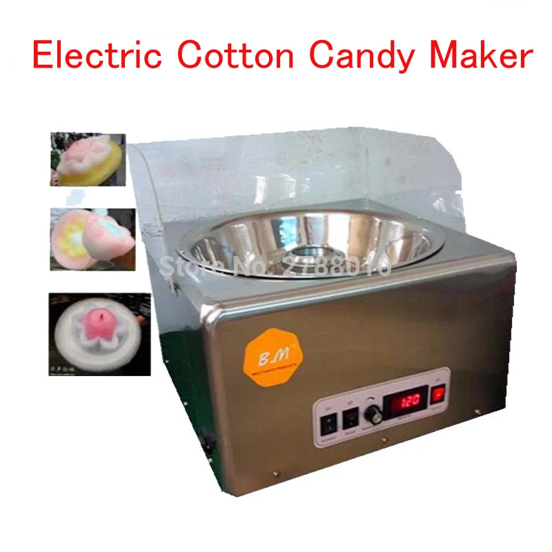 Electric Cotton Candy Maker Cotton Candy Floss Machine Stainless Steel Sugar Cotton Candy Machine Commercial Floss machine Electric Cotton Candy Maker Cotton Candy Floss Machine Stainless Steel Sugar Cotton Candy Machine Commercial Floss machine