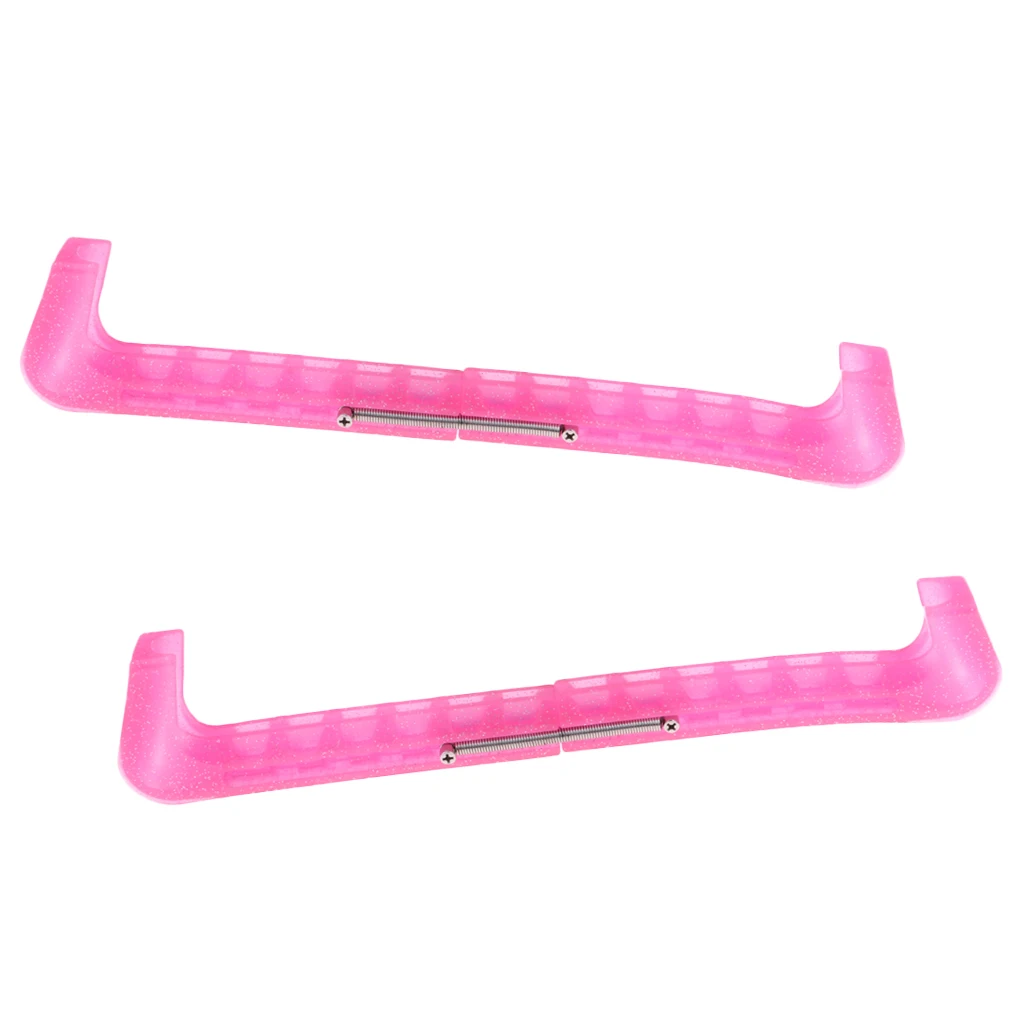 MagiDeal Custom Figure Ice Hockey Skates Blades Guard for Youth Adult Crystal Transparent Plastic Blade Protector 