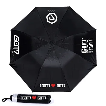 

[MYKPOP]GOT7 JACKSON MARK Umbrella 3-Folded Momo Mina Tzuyu K-POP Fans Collection SA18082012