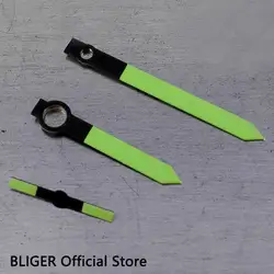 Модный дизайн Bliger Нержавеющая сталь зеленый стрелки часов подходят для UNITAS приблизительный срок поставки: 6497 6498 ручной намоткой двигаться