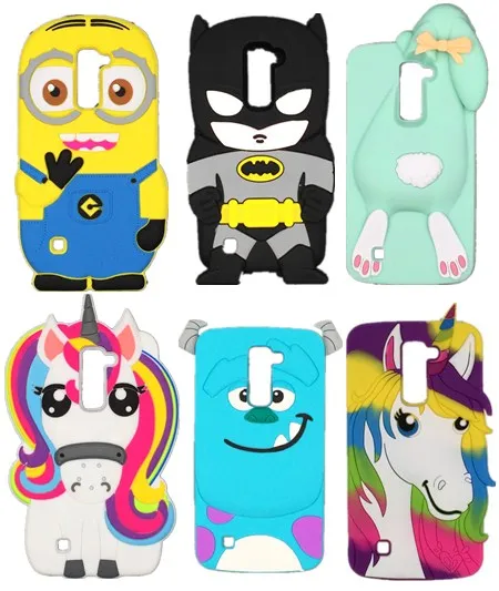 

3D Cartoon Minnie Batman Darth Vader Sulley Cat Stitch Silicone Case Cover For LG G4C G4 mini H525N Magna C90 H520N