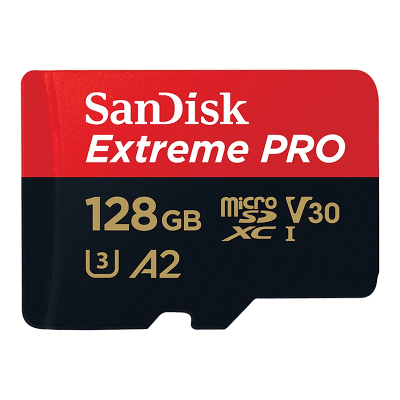 Карта памяти SanDisk Extreme Pro Micro SD карта 32 Гб 64 Гб 128 ГБ 256 Гб 400 Гб SDHC/SDXC UHS-I C10 U3 V30 A2 TF карта для дрона камеры