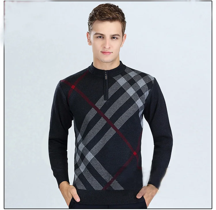 

Man Sweater 2016 New Men's Casual Winter Knitting Warm High Quality Men Pullover Outerwear Sweaters men's gift top quality
