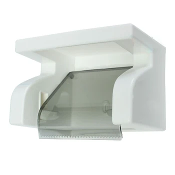 

Waterproof Toilet Paper Holder Tissue Roll Stand Box with Shelf Rack Bathroom