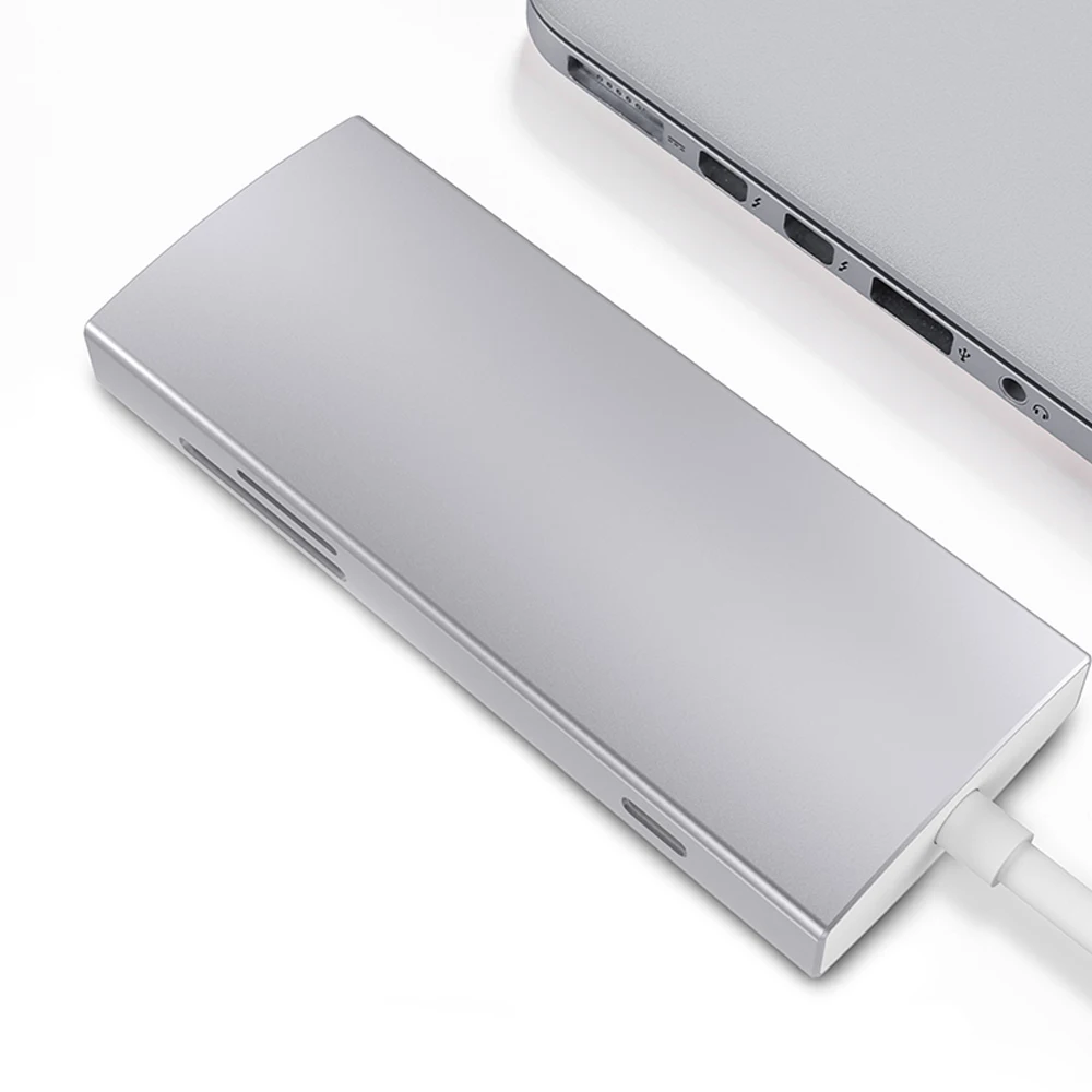 

USB 3.0 Type-C Hub To HDMI Adapter 4K Thunderbolt 3 USB C Hub with Hub 3.0 Micro SD Reader Slot PD for MacBook Pro/Air 2018