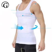 PRAYGER Мужская облегающая футболка корсет для тела Сетчатое нижнее белье утягивающие корсеты талии корсет мужской жилет майка