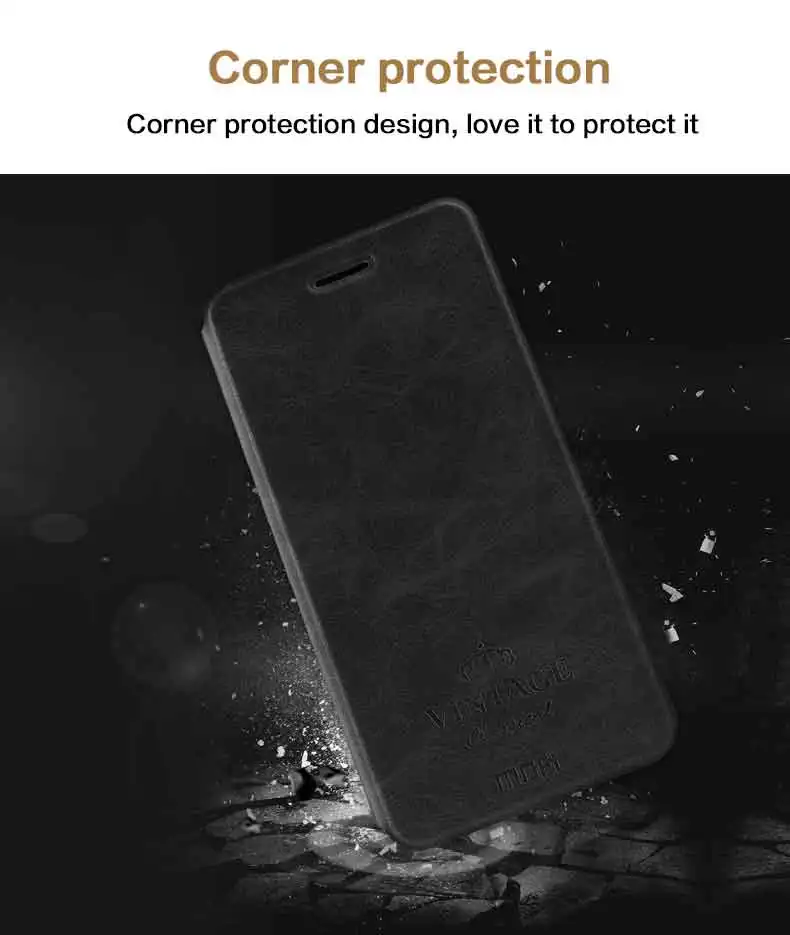 Mofi для Xiaomi Redmi 6A, чехлы, флип-книжка, Стильный чехол для мобильного телефона из искусственной кожи для Xiaomi Redmi 6A, чехлы для телефонов