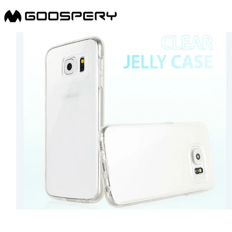 Goospery Clear Jelly Case For Apple Iphone 6S 6SPlus Soft TPU Transparent Ultra Thin Light Weight Cover |