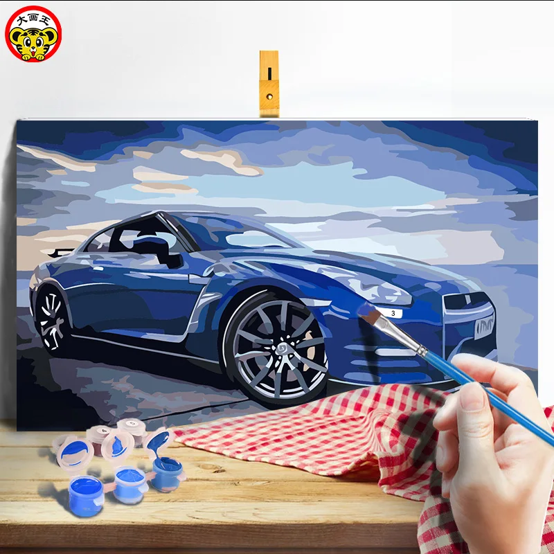 Русалка Аниме игра мультфильм живопись масляными красками море по номерам DIY цифровые картины Раскраска по номерам на холсте уникальные подарки для дома