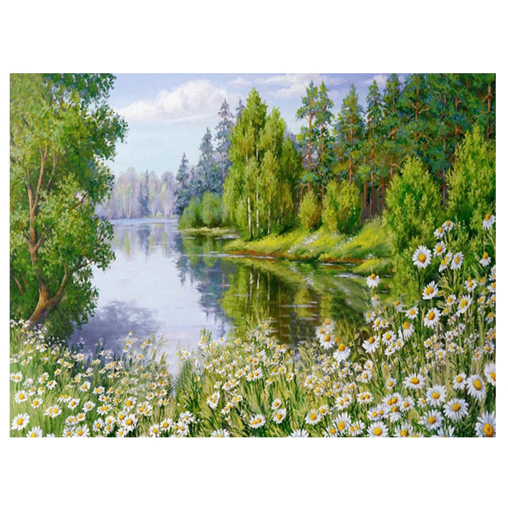 Huacan-Diamond-Embroidery-Flowers-5D-Diamond-Painting-Nature-Scenery-Full-Square-Rhinestones-Picture-Hobby-Home