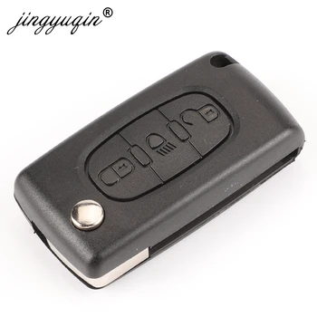 10pcs ASK/FSK 433Mhz ID46 Per Citroen C2 C3 C4 C5 C6 C8 3 Bottoni Lampada di Vibrazione auto Chiave a distanza di Fob VA2/HU83 Lama CE0523 Ce0536 - 10pcs ASK FSK 433Mhz ID46 Per Citroen C2 C3 C4 C5 C6 C8 3 Bottoni