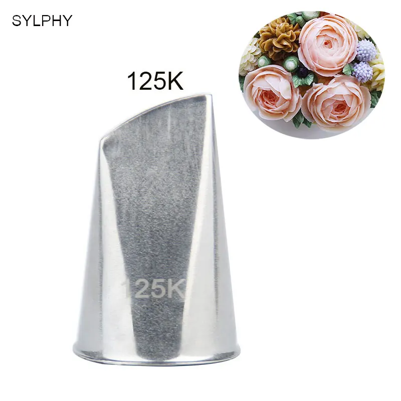 Насадка для кондитерского крема из нержавеющей стали 125 к|cake decorating tools|decorating toolssteel