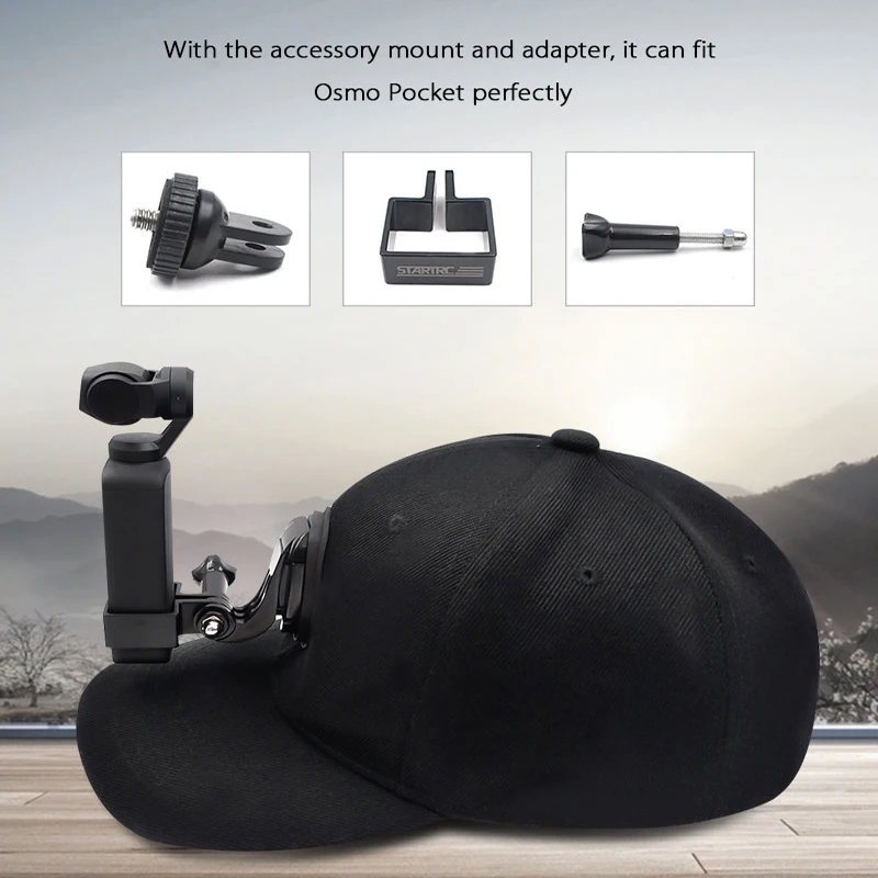 

STARTRC OSMO Pocket insta360 ONE X / EVO Expansion Accessories kit Outdoor Hat For DJI OSMO pocket & Insta360 Sport Camera