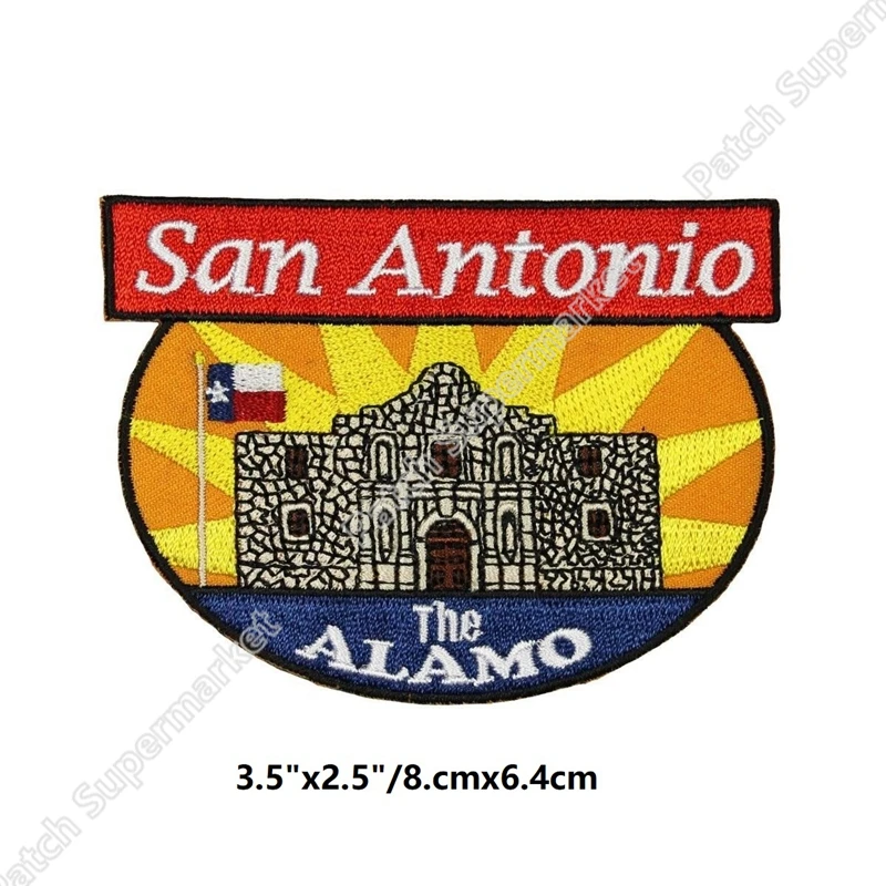 San Antonio The Alamo Patch Travel Texas Battle Travel Souvenir