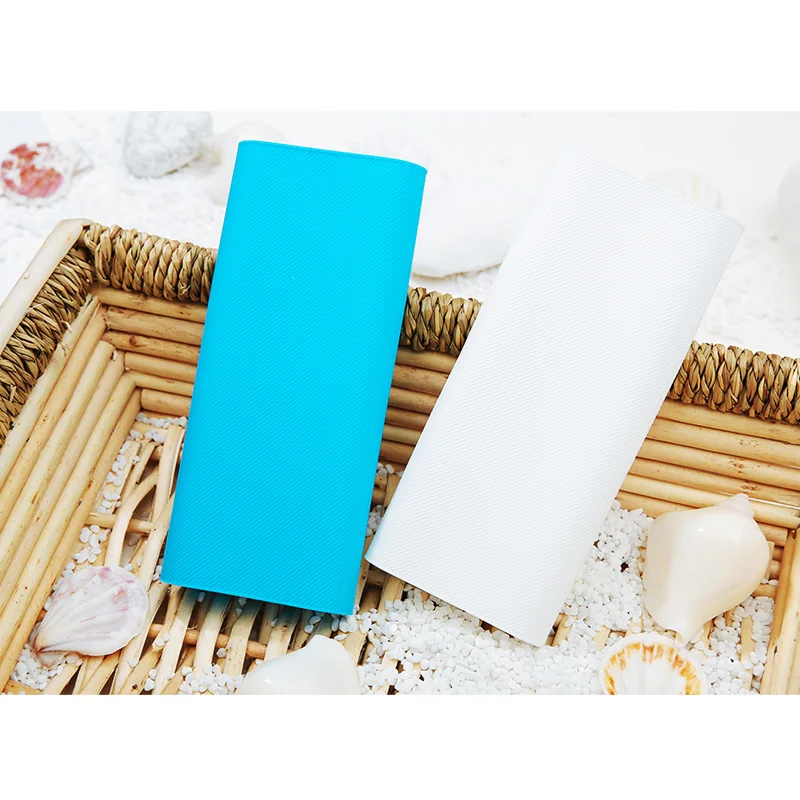 Xiao mi power bank чехол силиконовый чехол резиновый чехол для mi power bank 5000 10000 16000 20000 мАч портативный внешний аккумулятор