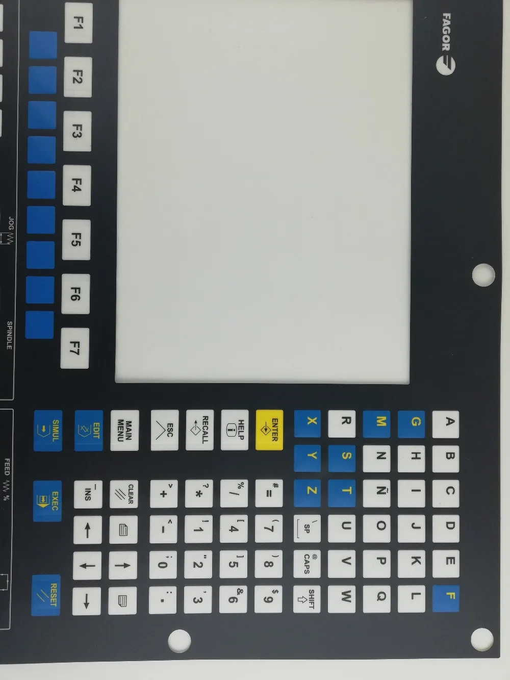 FAGOR 8055MC, панель Мембранного переключателя и клавиатуры для 8055MC CNC ремонт, быстрая