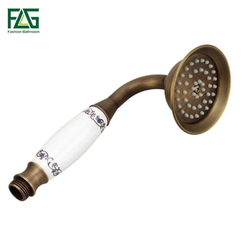 Koop FLG Messing En Keramische Handdouche Regen Spuiten Douche Waterbesparende Douchekop Badkamer Accessoires in Huis en Tuin HT 01