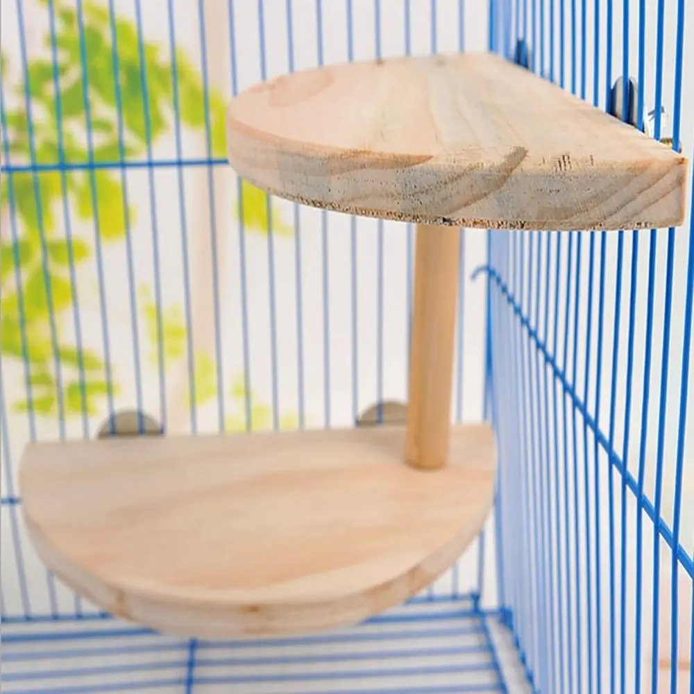 font b Pet b font Wood ledges Platform with Chewing Toys Accessories for Mouse Chinchilla