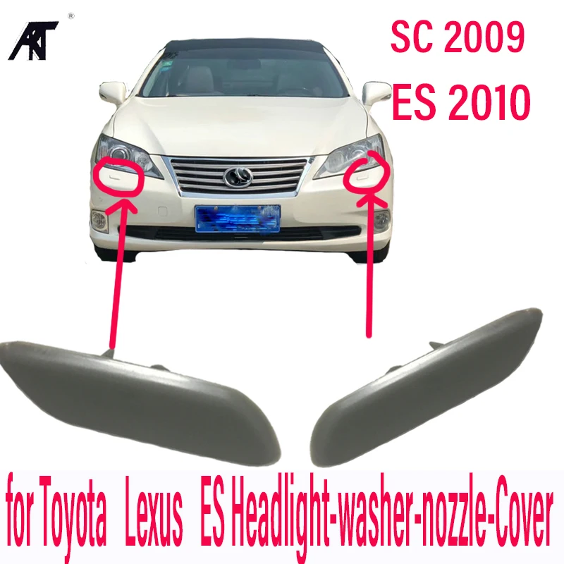 

Right sider and Left side Headlight washer nozzle Cover Case for: Lexus SC/Es35 GsV40 2OEM 85044-33100/85045-33100 washer Case
