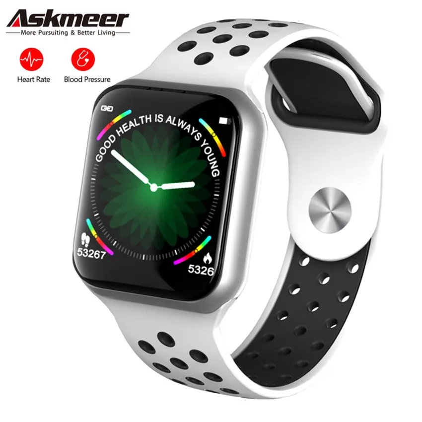 

ASKMEER F8 Smart Watch Men Fitness Tracker Bracelet IP67 Waterproof Heart Rate Monitor Blood Pressure Band Women Sport Wristband