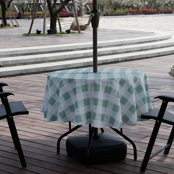 150cm Round Table Cloth Patio Outdoor Umbrella Tablecloth With