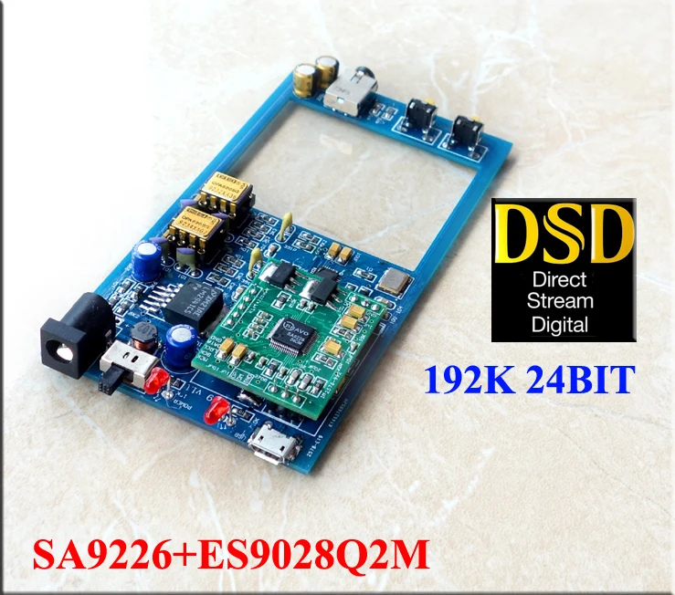 E19 портативный усилитель для наушников/SA9226+ ES9028Q2M DSD DAC декодер DSD усилитель мощности для наушников