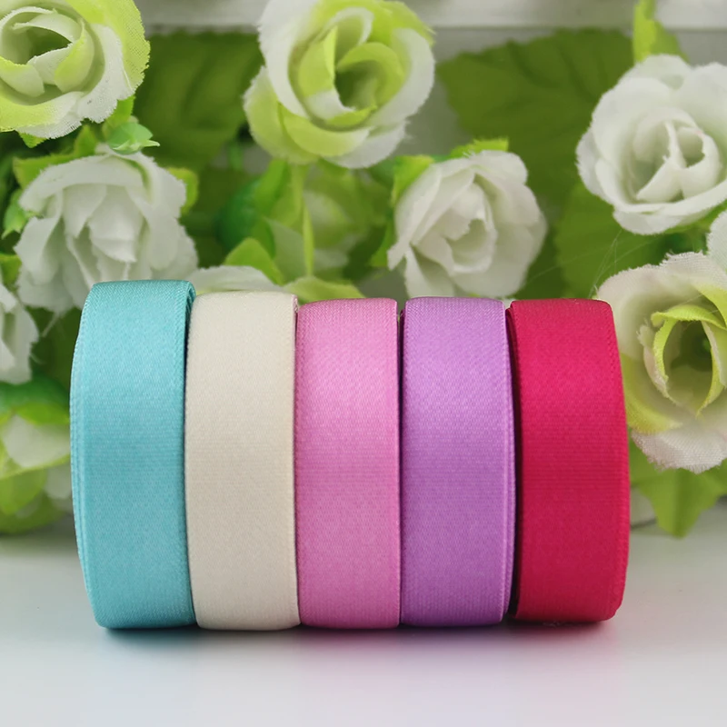 1.2cm colorful 20 yards elastic ribbon Bra Straps accessories Sexy
