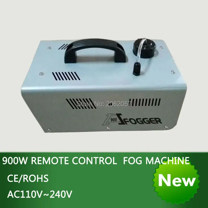 

High quality 900W remote control fog machine pump disco DJ radio-controlled smoke machine stage Lampblack machine for party