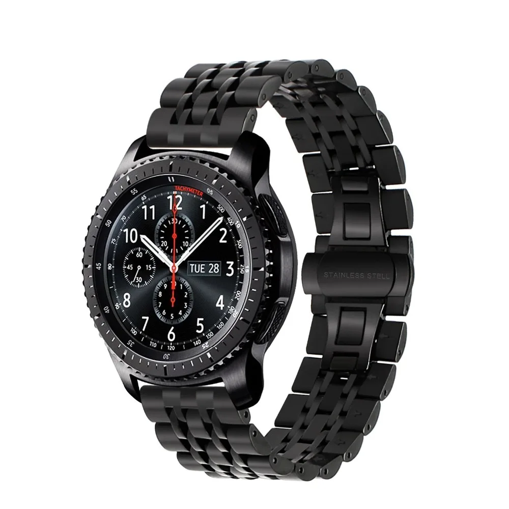 Ремешок из нержавеющей стали для samsung galaxy watch 46 мм/gear S3 Frontier/Classic R760/R770 Huami band bracelet watch band