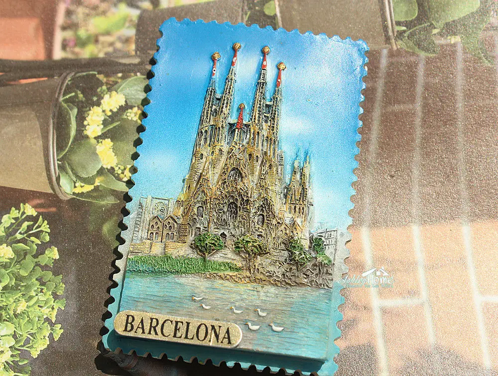 Barcelona//Sagrada Fam/ília//fridge//magnet Aimant de r/éfrig/érateur