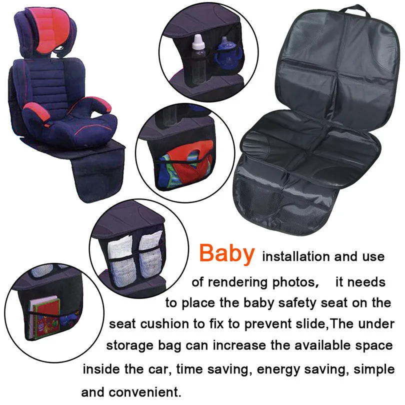 Universal Car Auto Seat Protector Cover For Children Kick Mat Mud Clean Car Styling Retail Wholesale
