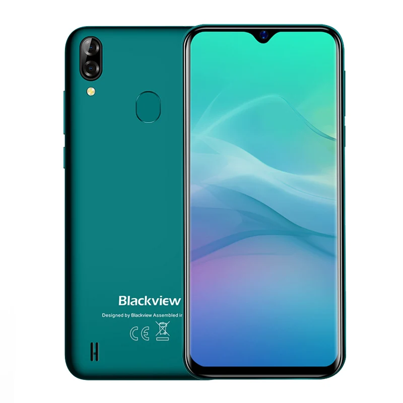 Смартфон Blackview A60 Pro, мобильный телефон, 6,088 дюймов, экран в виде капли воды, 4G LTE, 4080 мАч, Android 9,0, 3 Гб ram, двойная задняя камера, сотовый телефон - Цвет: Green